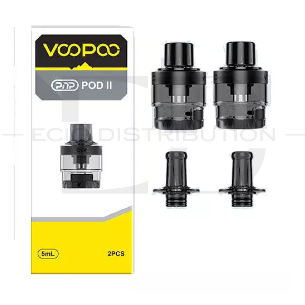 Voopoo PNP Pod II Refillable Pod 2Pcs/Pack - Black