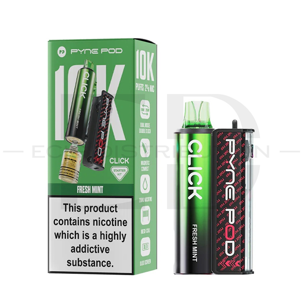 Pyne Pod Click 10K Starter Kit - Fresh Mint