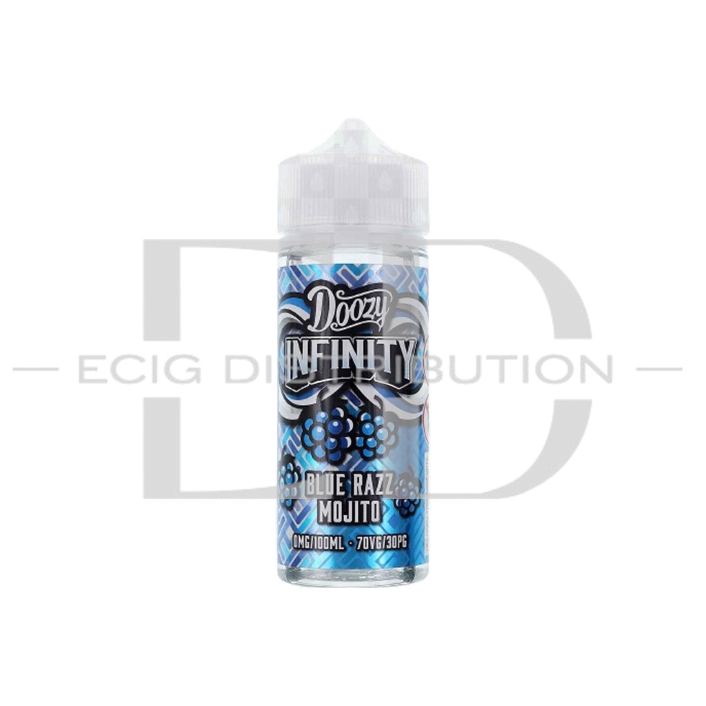 Doozy Infinity 100ML Shortfill 70/30 - Blue Razz Mojito 0MG