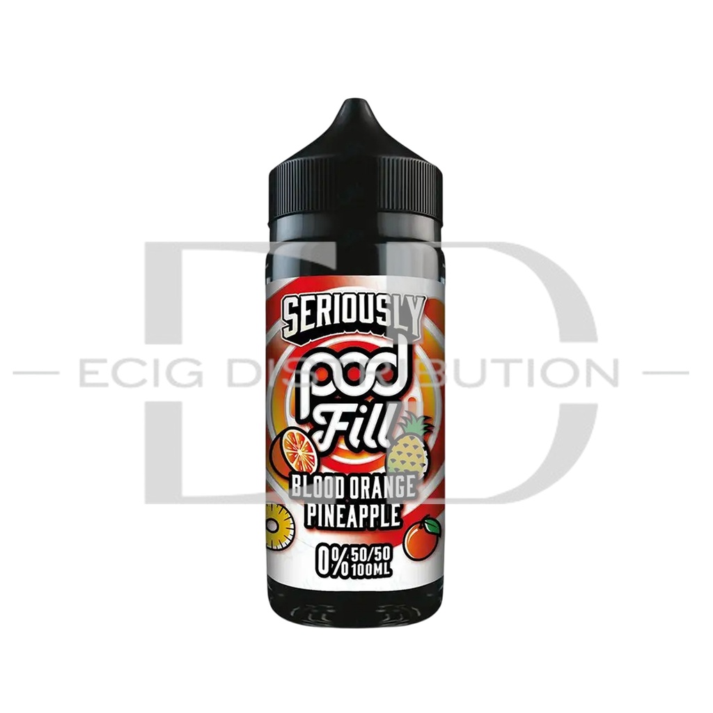Doozy Seriously Pod Fill 100ML 50/50 - Blood Orange Pineapple 0MG
