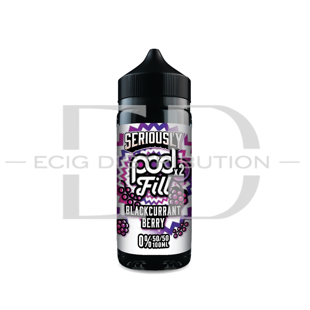 Doozy Seriously Pod Fill 2 100ML 50/50 - Blackcurrant Berry 0MG