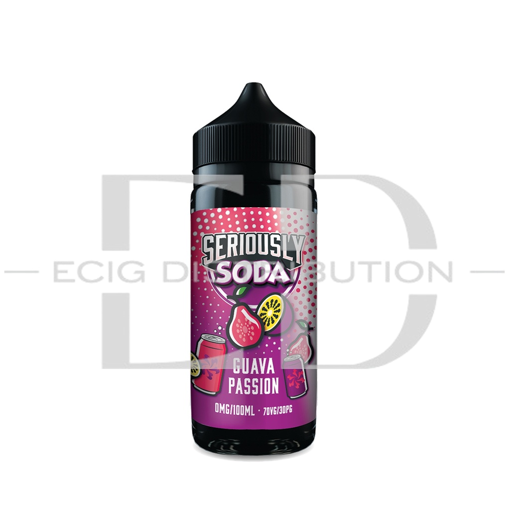 Doozy Seriously Soda 100ML 70/30 - Guava Passion 0MG