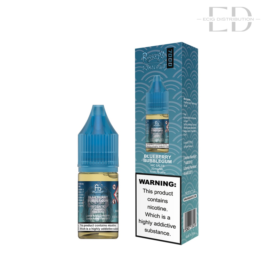 Fumot RandM Nic Salts - Blueberry Bubblegum 20MG