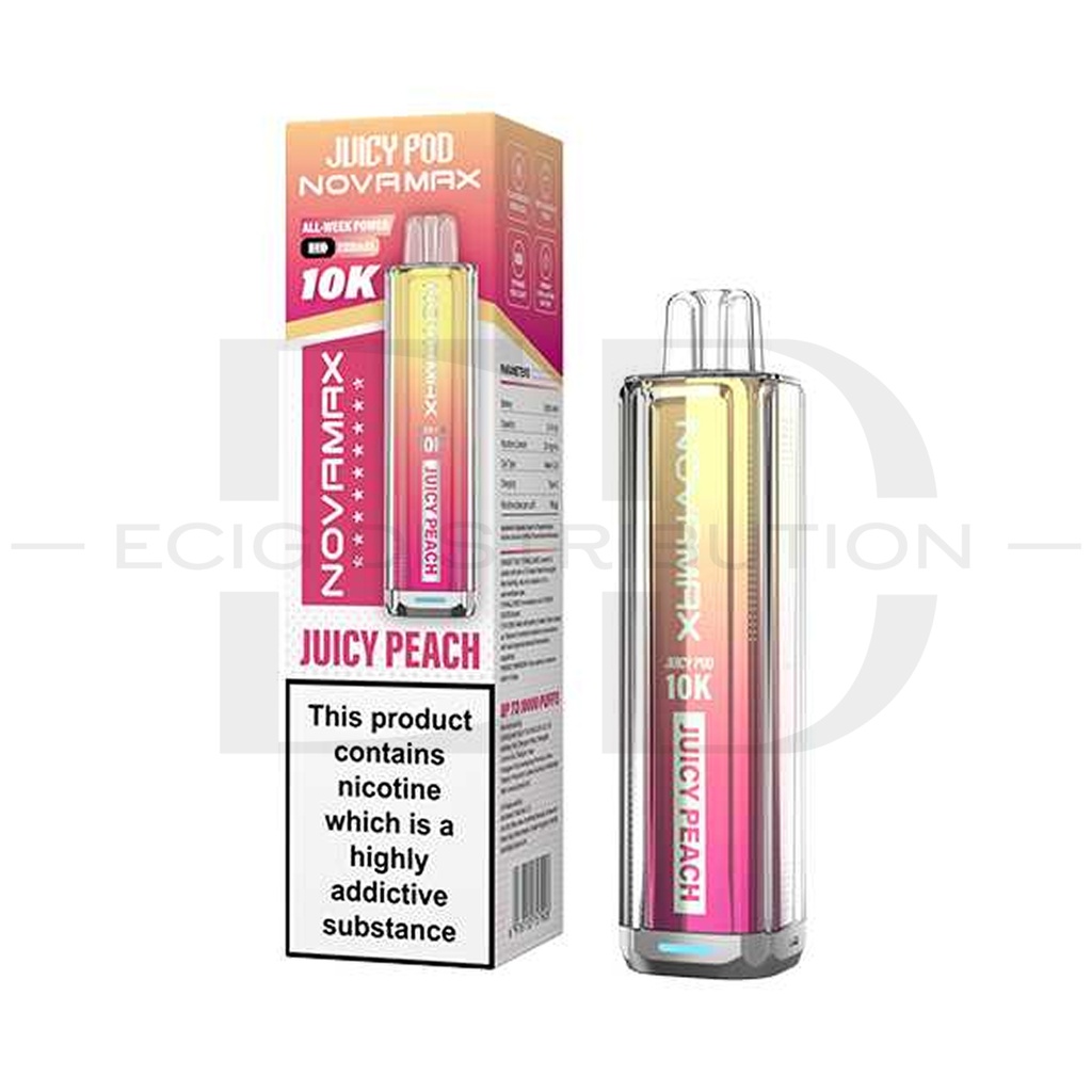 Juicy Pod Novamax 10K Pod Kit - Juicy Peach
