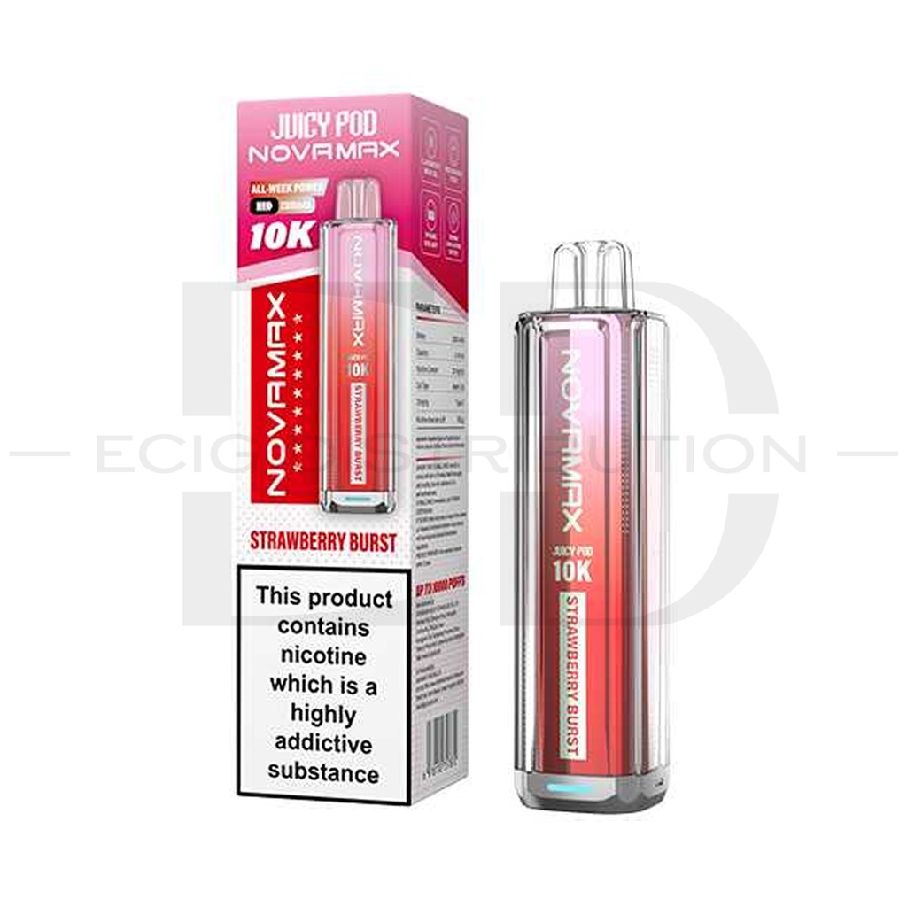 Juicy Pod Novamax 10K Pod Kit - Strawberry Burst