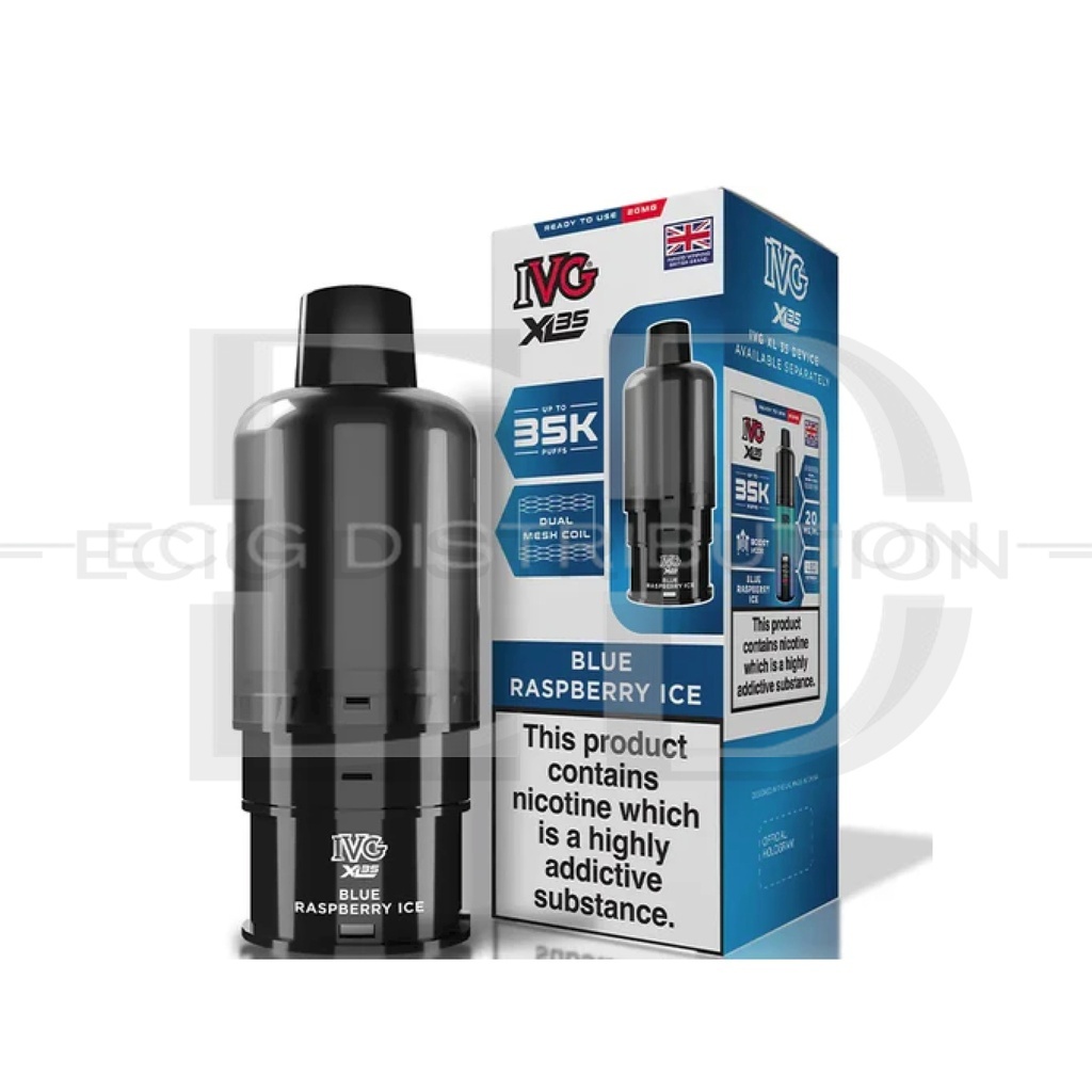 IVG XL 35 Refillable Pod - Blue Raspberry Ice 20MG