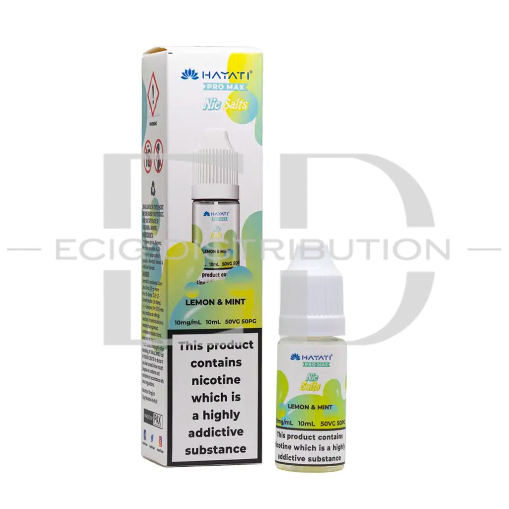Hayati Nic Salts - Lemon & Mint 10MG