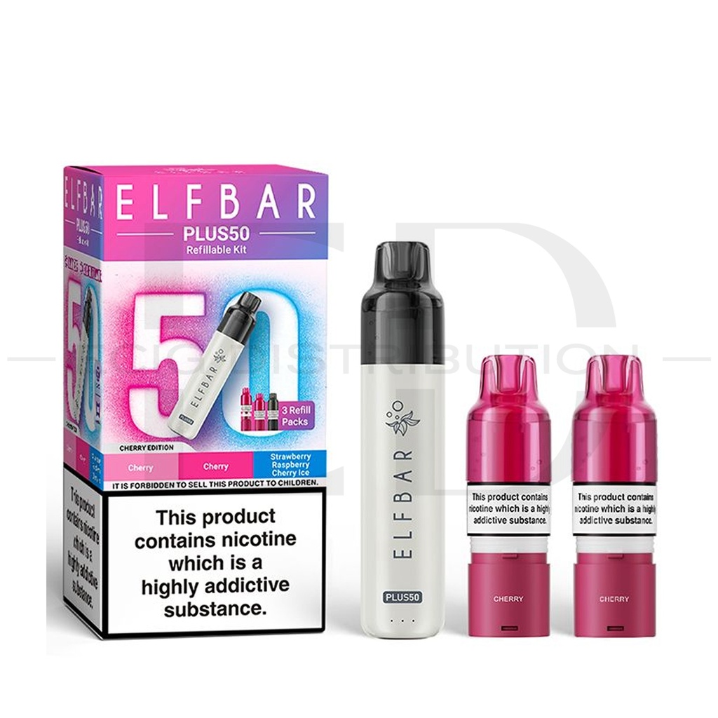 Elfbar Plus50 Pod Kit - Cherry Edition