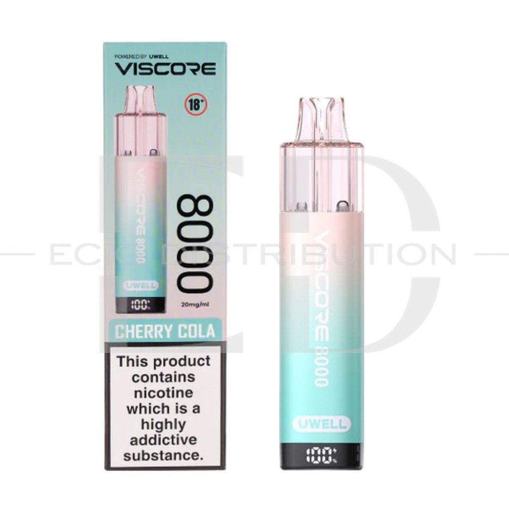 Uwell Viscore 8K Prefilled Pod - Cherry Cola 20MG