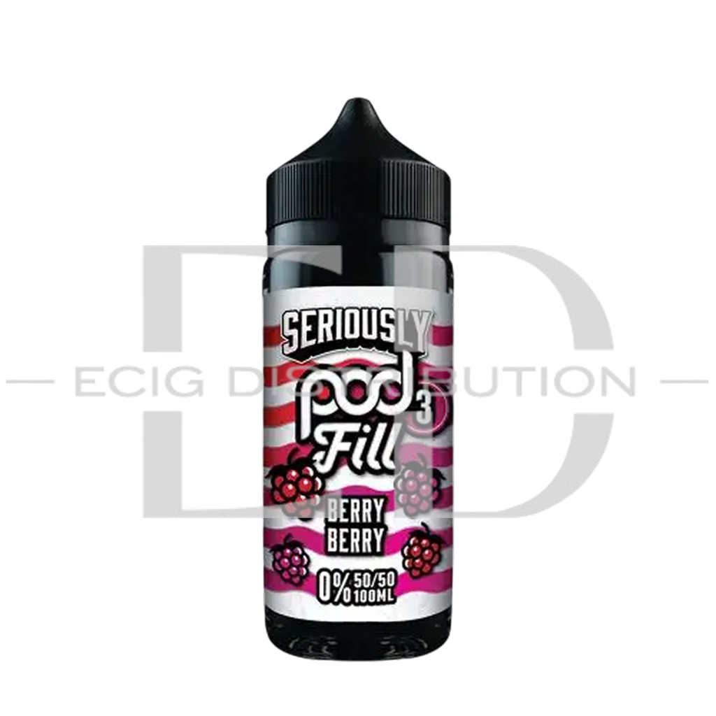 Doozy Seriously Pod Fill 3 100ML 50/50 - Berry Berry 0MG
