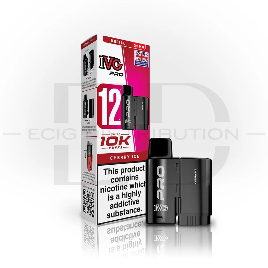 IVG Pro 12 Refillable Pod - Cherry Ice 20MG