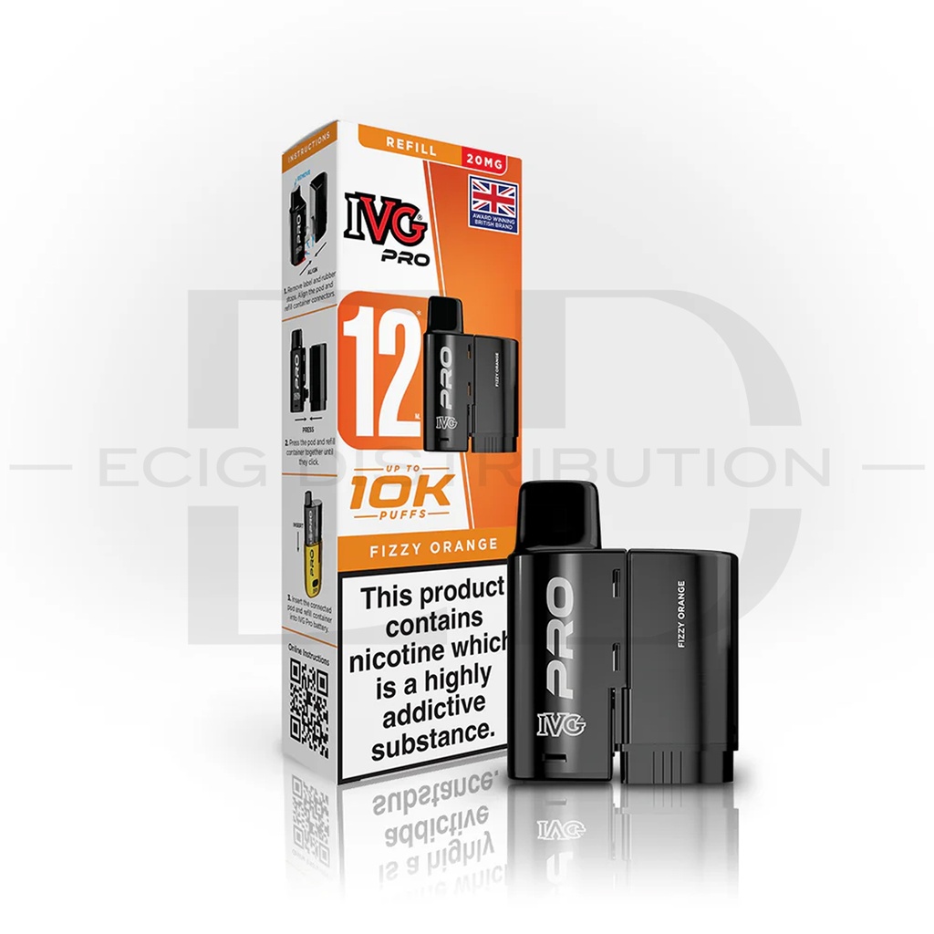 IVG Pro 12 Refillable Pod - Fizzy Orange 20MG