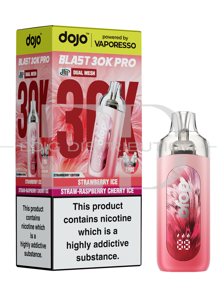 Vaporesso Dojo Blast 30K Pro Pod Kit - Strawberry Edition  20MG