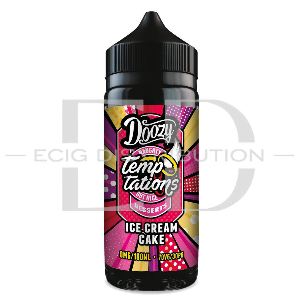 Doozy Temptations 100ML Shortfill 70/30 - Ice Cream Cake 0MG