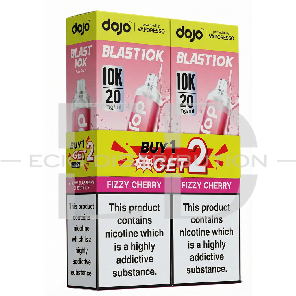 Vaporesso Dojo Blast 10K Pod Kit Bundle - Fizzy Cherry 20MG 