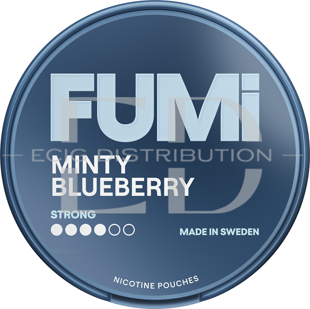 Fumi Strong Nicotine Pouches - Minty Blueberry 8MG