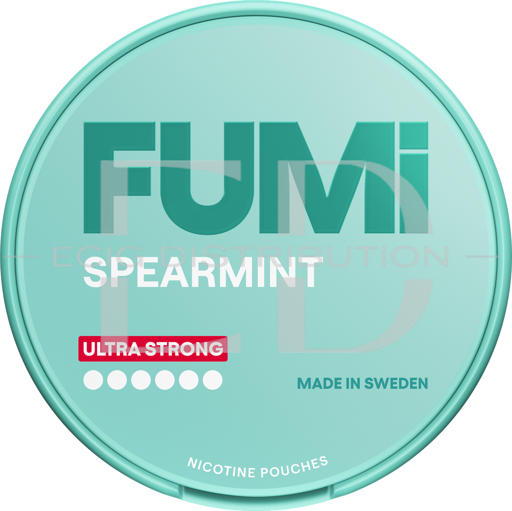 Fumi Ultra Strong Nicotine Pouches - Spearmint 15MG