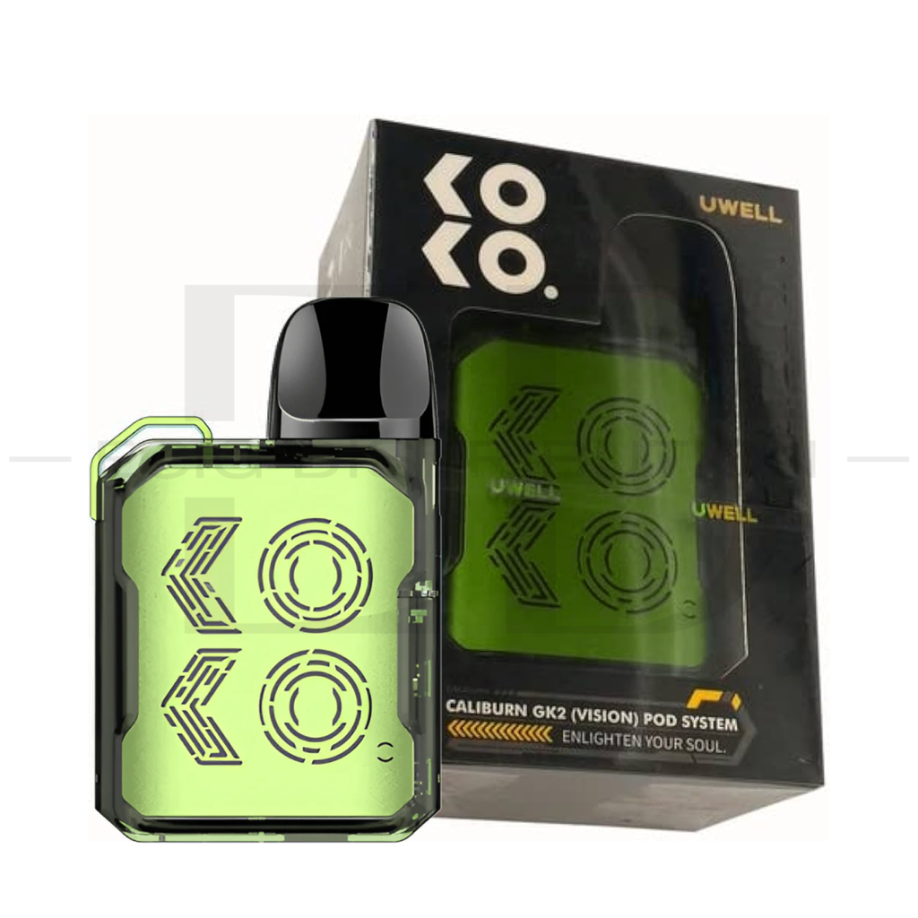 Uwell Caliburn GK2 Vision Pod Kit - Limpid Green
