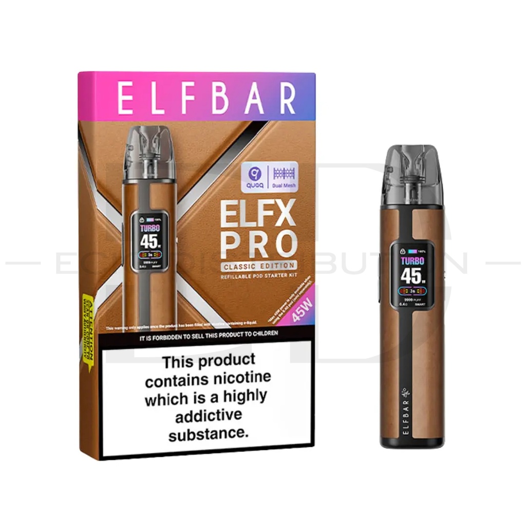 Elfbar ELFX Pro Classic Edition Pod Kit - Cowboy Brown