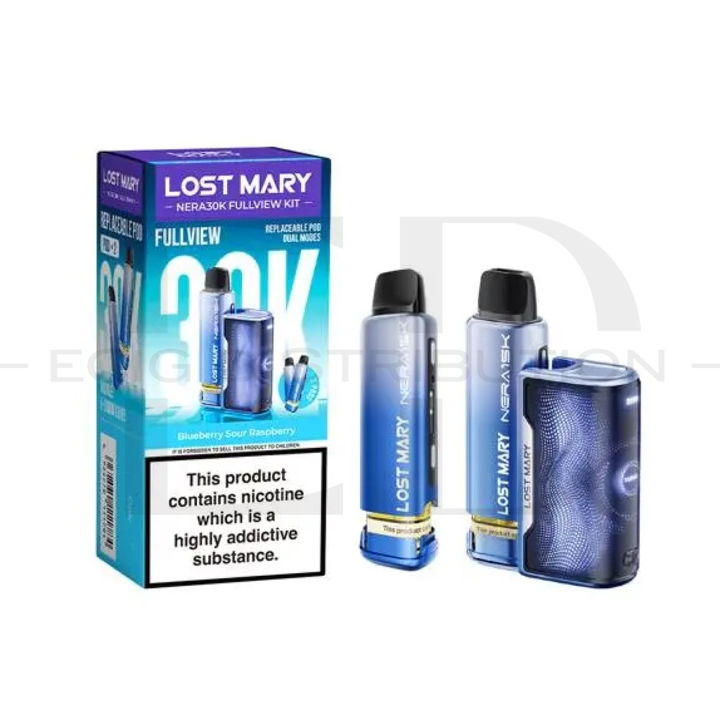 Lost Mary Nera 30K Full View Kit - Blueberry Sour Raspberry