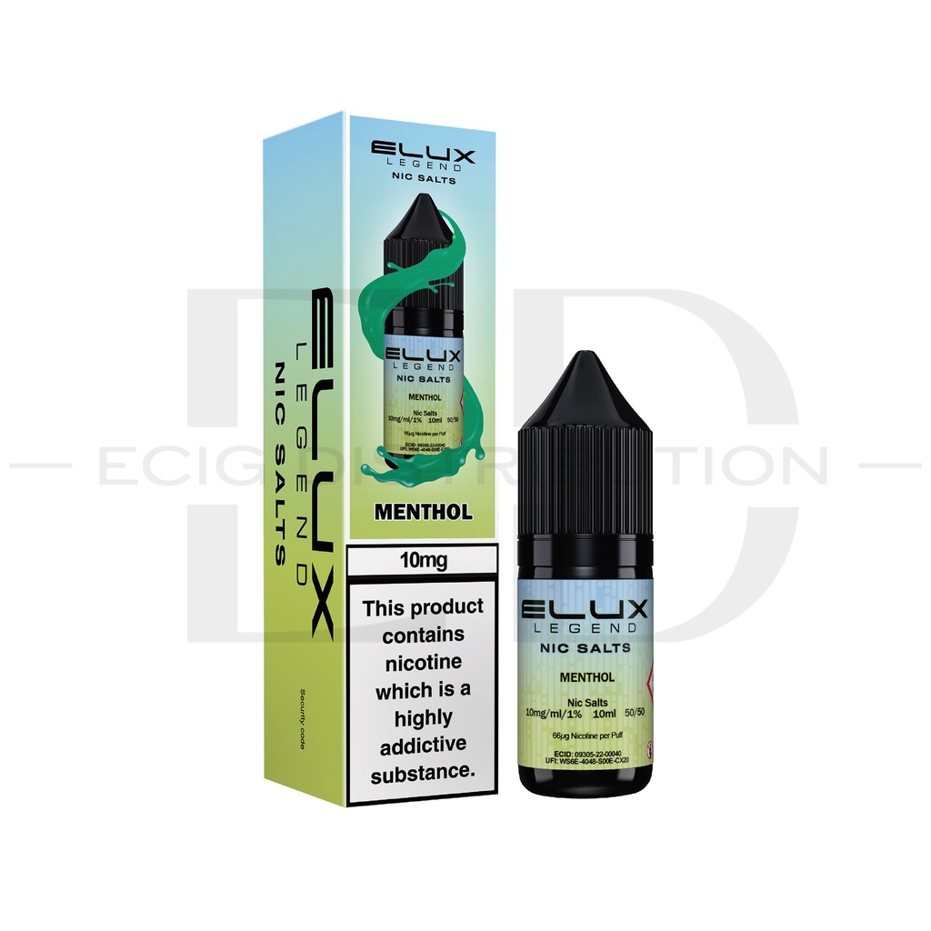 Elux Nic Salts - Menthol 10MG