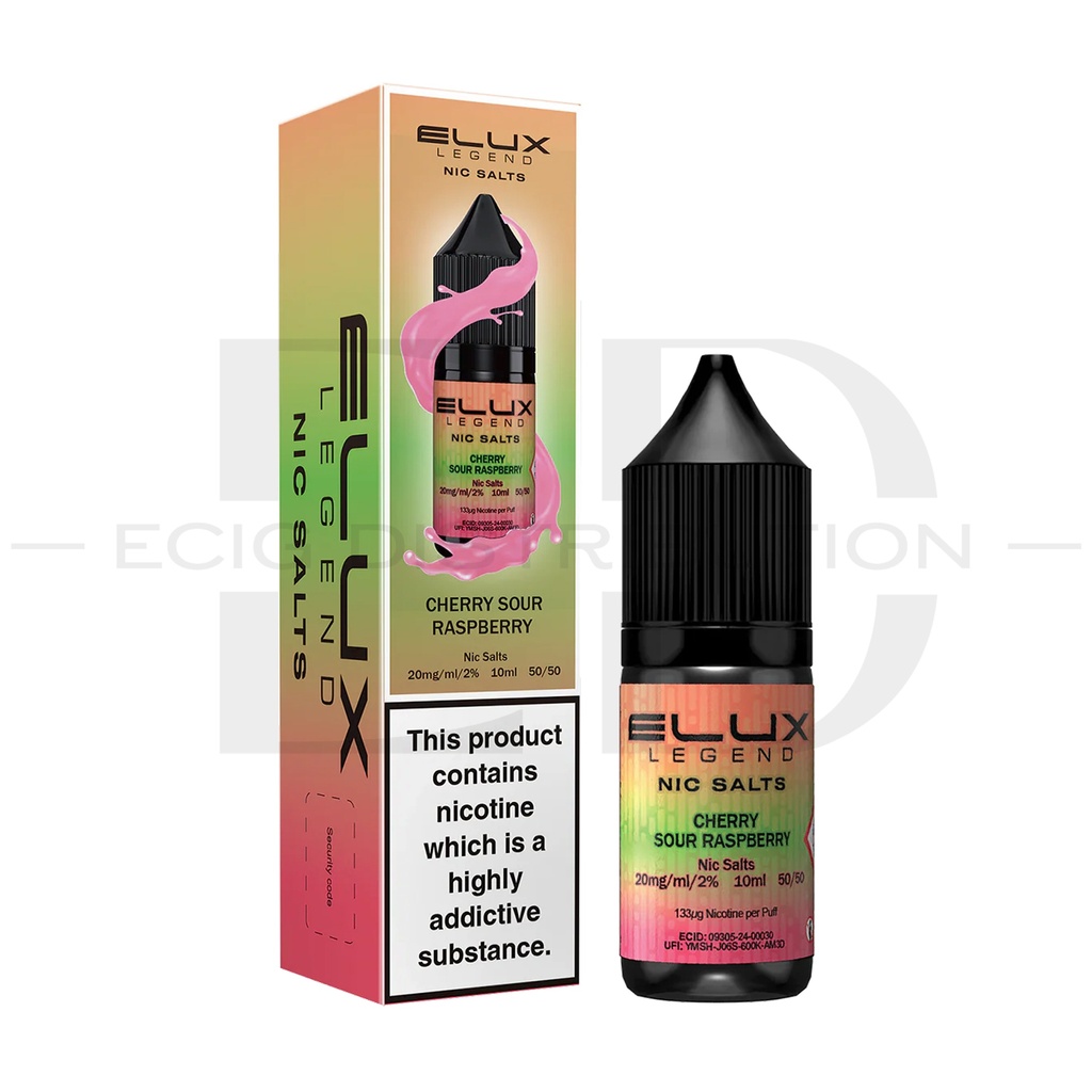 Elux Nic Salts - Cherry Sour Raspberry 20MG