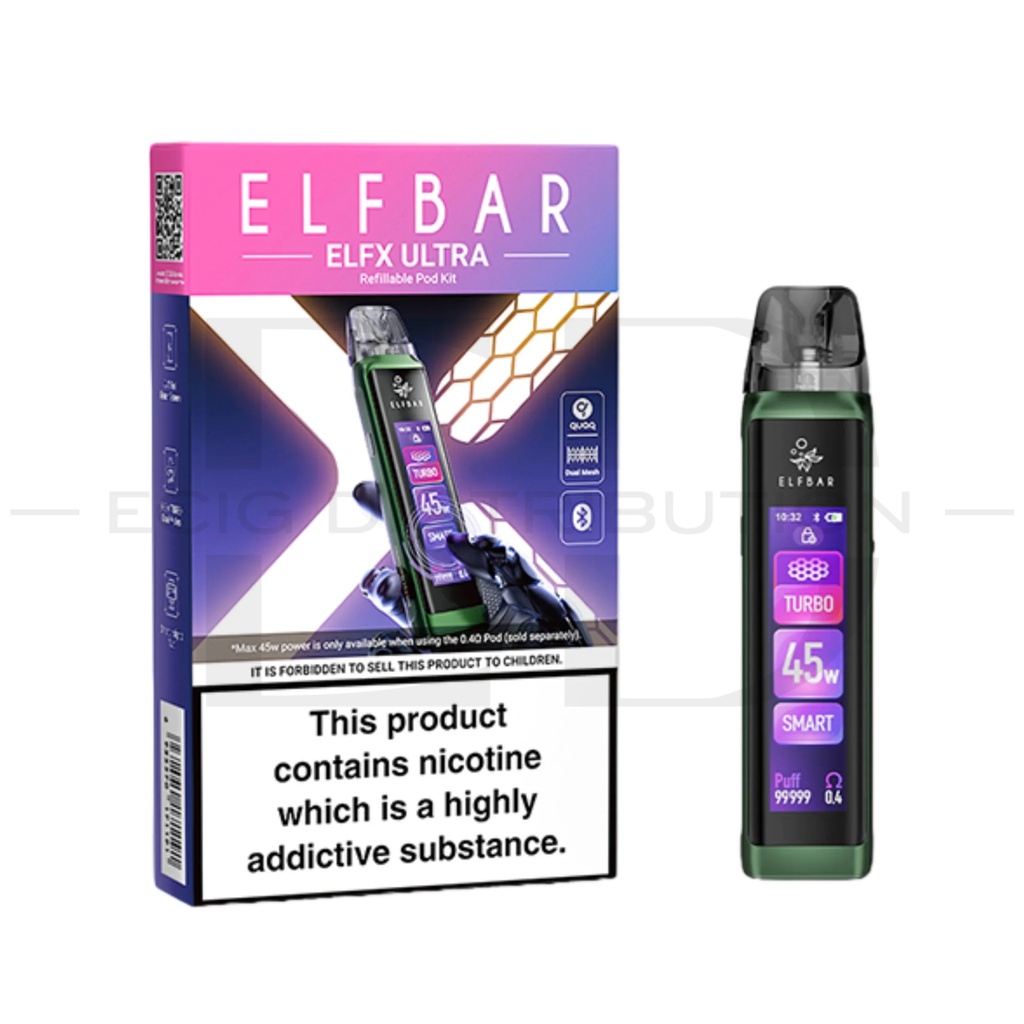 Elfbar ELFX Ultra Pod Kit - Green