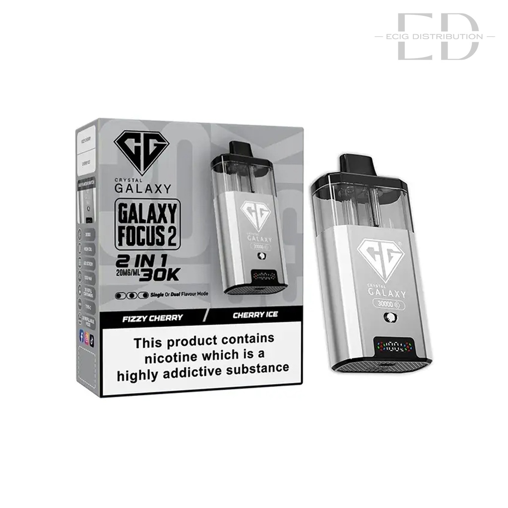 Crystal Galaxy Focus 2 30K Pod Kit - Fizzy Cherry / Cherry Ice 20MG
