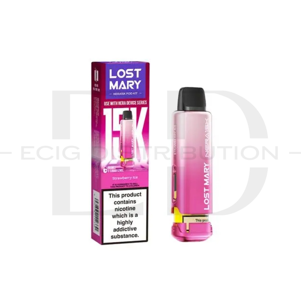 Lost Mary Nera 15K Refillable Pod - Strawberry Ice