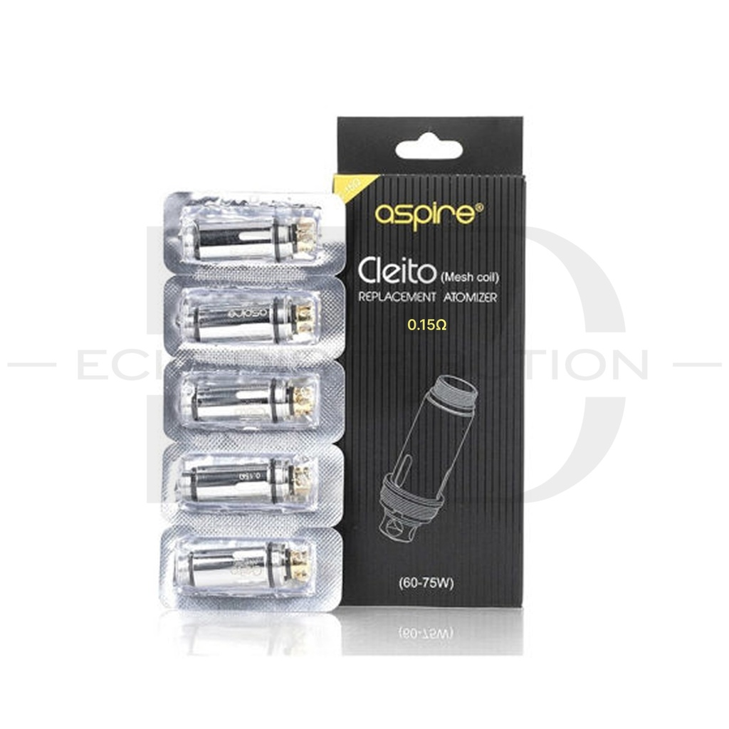 Aspire Cleito 120 Replacement Atomizer Mesh Coil 5Pcs/Pack - 0.15 Ohm