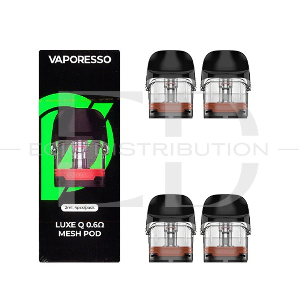 Vaporesso Luxe Q Series Mesh Refillable Pod 4Pcs/Pack - 0.6 Ohm