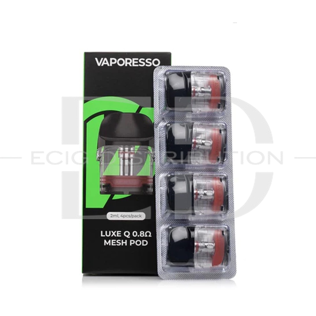 Vaporesso Luxe Q Series Mesh Refillable Pod 4Pcs/Pack - 0.8 Ohm