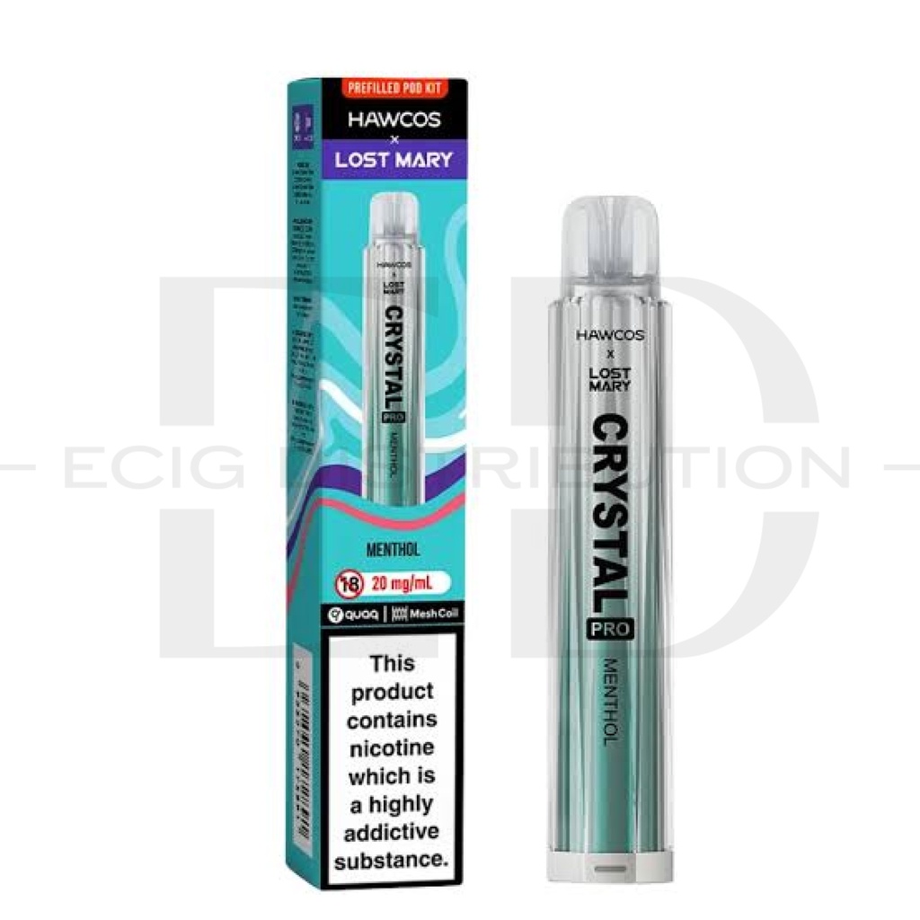 Lost Mary Hawcos Crystal Pro Pod Kit - Menthol