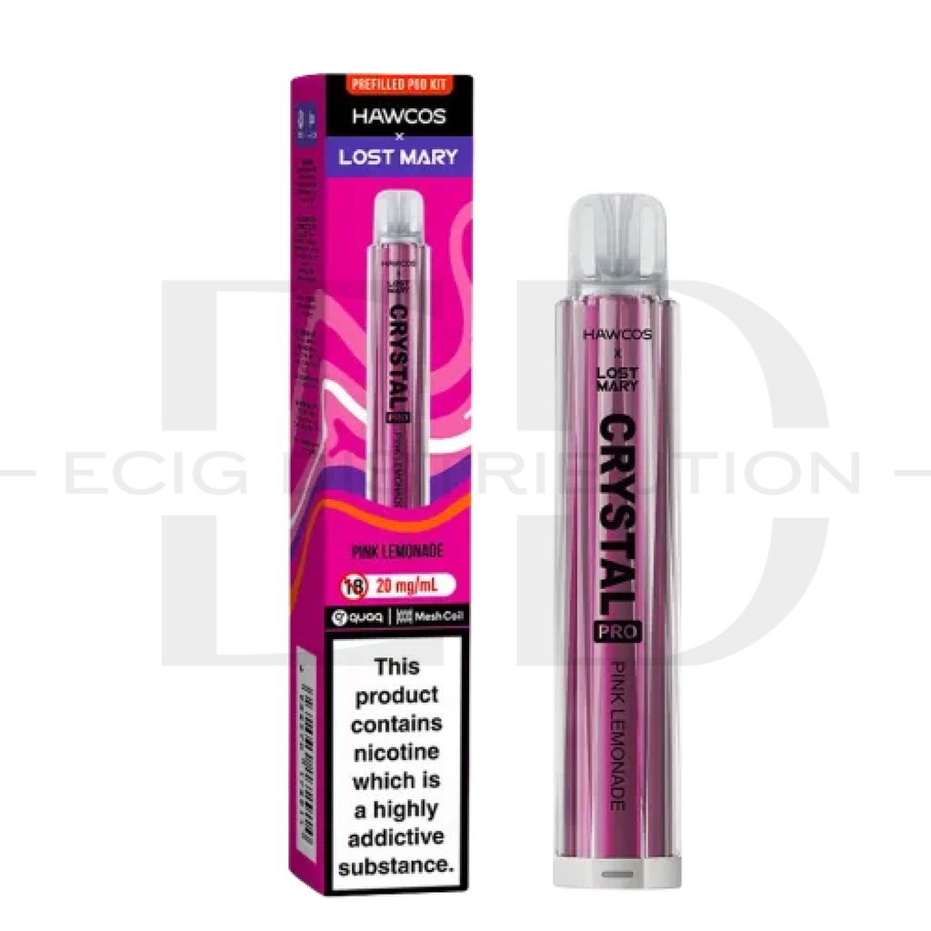 Lost Mary Hawcos Crystal Pro Pod Kit - Pink Lemonade