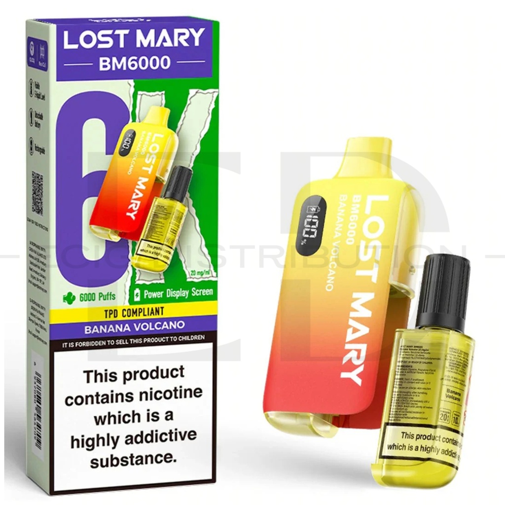 Lost Mary BM6000 Pod Kit - Banana Volcano