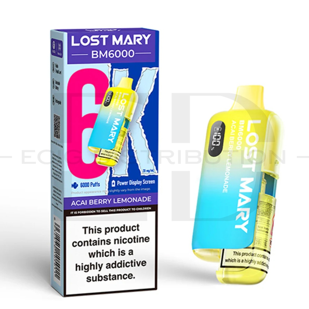 Lost Mary BM6000 Pod Kit - Acai Berry Lemonade
