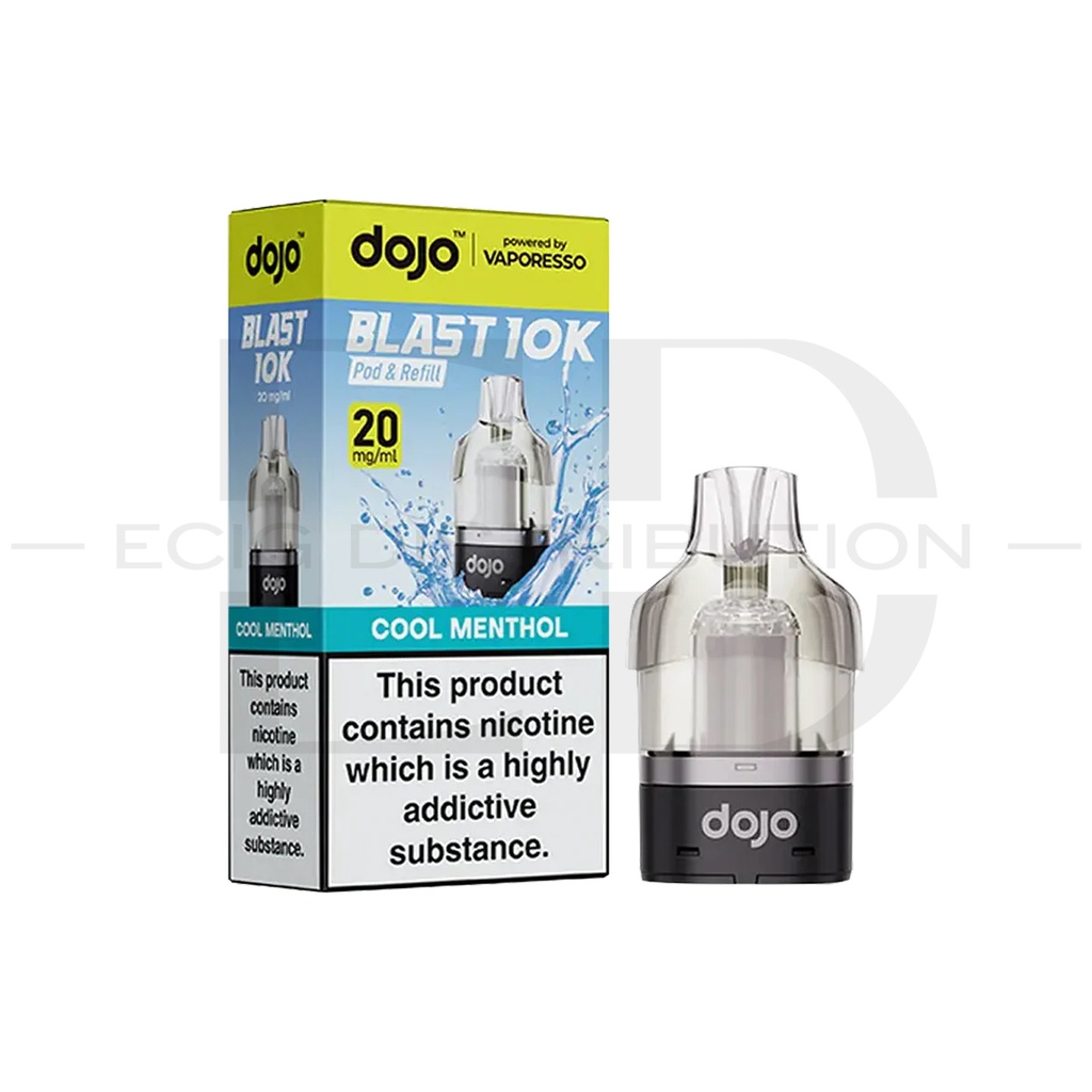 Vaporesso Dojo Blast 10K Refillable Pod - Cool Menthol 20MG