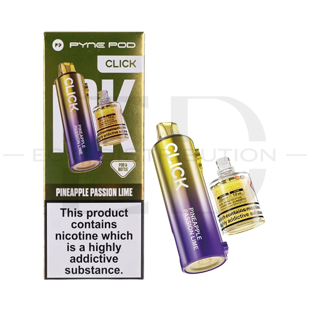 Pyne Pod Click 10K Refillable Pod - Pineapple Passion Lime
