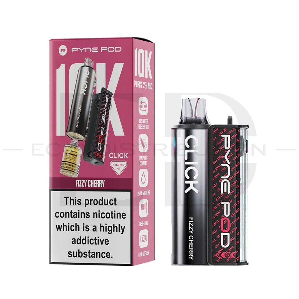 Pyne Pod Click 10K Starter Kit - Fizzy Cherry