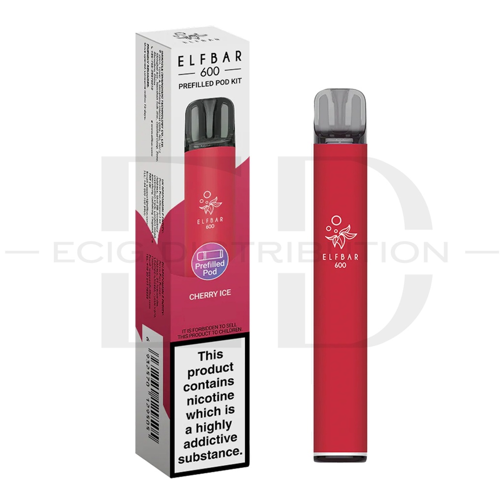 Elfbar 600 Pod Kit - Cherry Ice