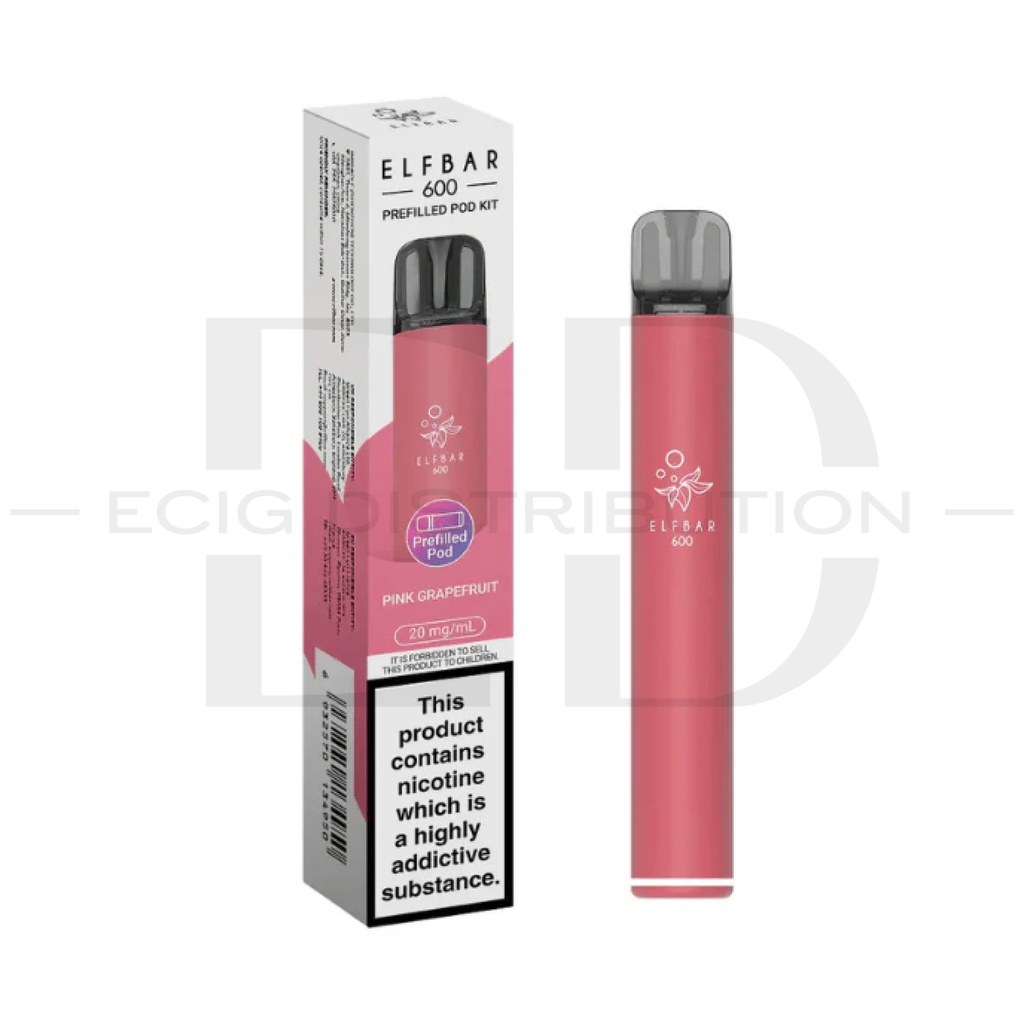 Elfbar 600 Pod Kit - Pink Grapefruit