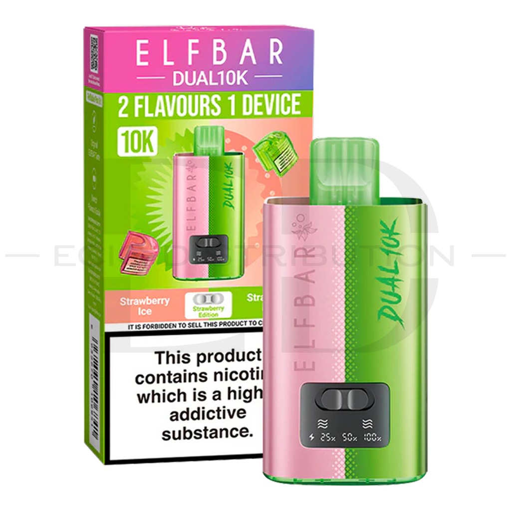 Elfbar Dual10K Pod Kit - Strawberry Edition