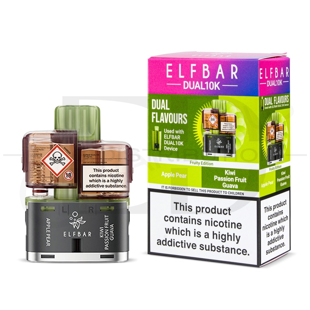 Elfbar Dual10K Refillable Pod - Fruity Edition