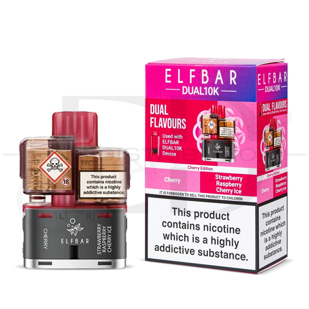 Elfbar Dual10K Refillable Pod - Cherry Edition