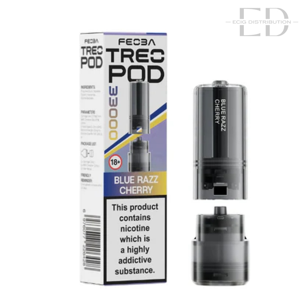 Feoba Treo 33K Refillable Pod - Blue Razz Cherry 20MG