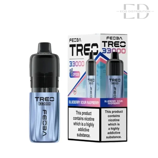[FEOT33PK-BSR20MG] Feoba Treo 33K Pod Kit - Blueberry Sour Raspberry 20MG