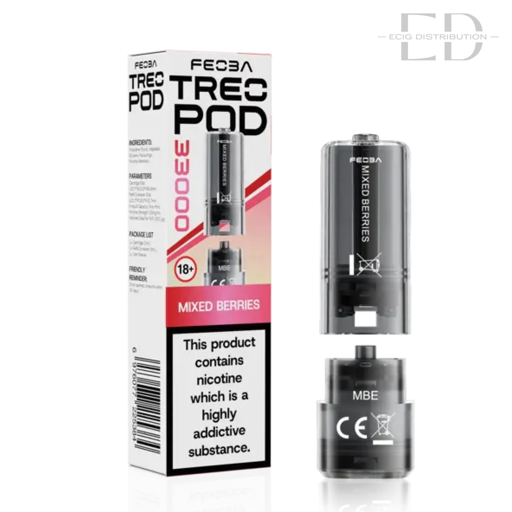 Feoba Treo 33K Refillable Pod - Mixed Berries 20MG