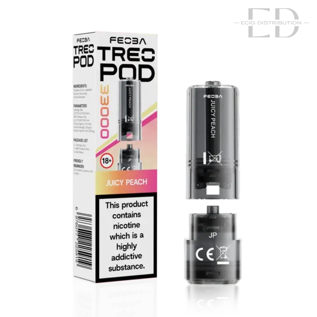 Feoba Treo 33K Refillable Pod - Juicy Peach 20MG