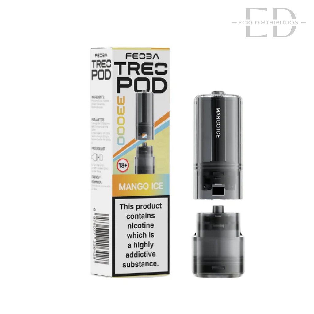 Feoba Treo 33K Refillable Pod - Mango Ice 20MG