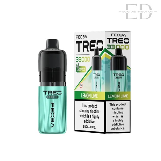 [FEOT33PK-LL20MG] Feoba Treo 33K Pod Kit - Lemon Lime 20MG